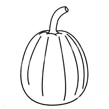 南瓜简笔画 南瓜简笔画儿童画法