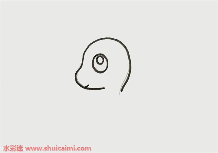 火龙怎么画 火龙简笔画图片