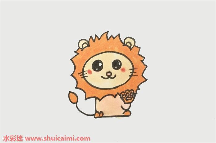 狮子座怎么画简单又可爱 狮子座简笔画图片教程