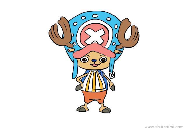 乔巴儿童画怎么画 乔巴简笔画顺序