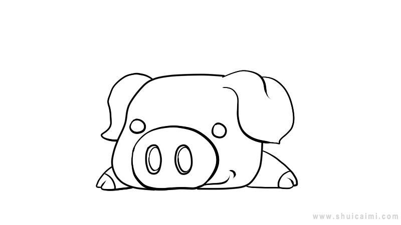 小猪简笔画怎么画 小猪简笔画步骤