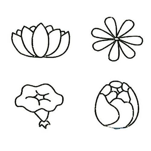 花朵的简笔画 花朵的简笔画图片大全