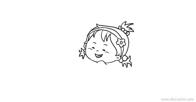 元旦可爱小孩儿童画怎么画 元旦可爱小孩简笔画图片