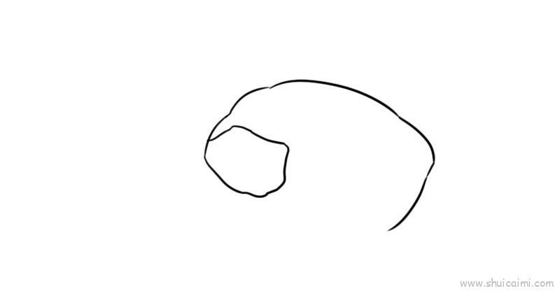 小虾儿童画怎么画 小虾简笔画步骤