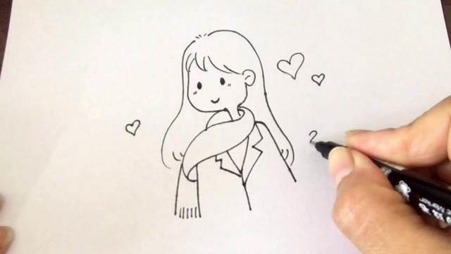 姐姐简笔画 姐姐简笔画头像