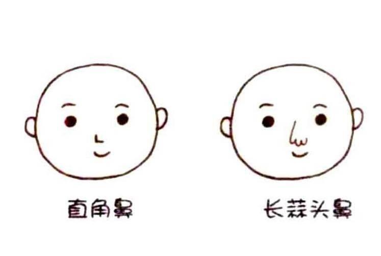 鼻子 简笔画 鼻子简笔画彩色
