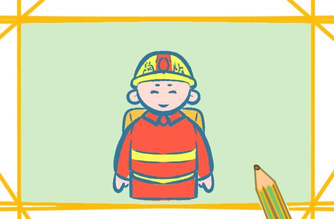 简笔画消防员 简笔画消防员怎么画