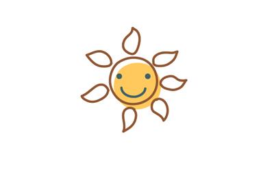 太阳简笔画图片大全 各种太阳的画法简笔画