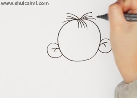 大耳朵图图简笔画怎么画 大耳朵图图简笔画顺序