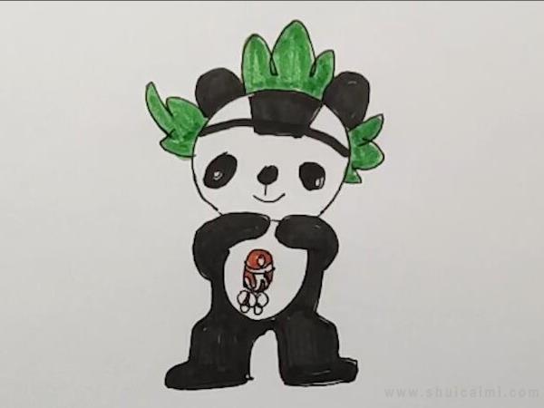 福娃京京简笔画怎么画 福娃京京简笔画好看