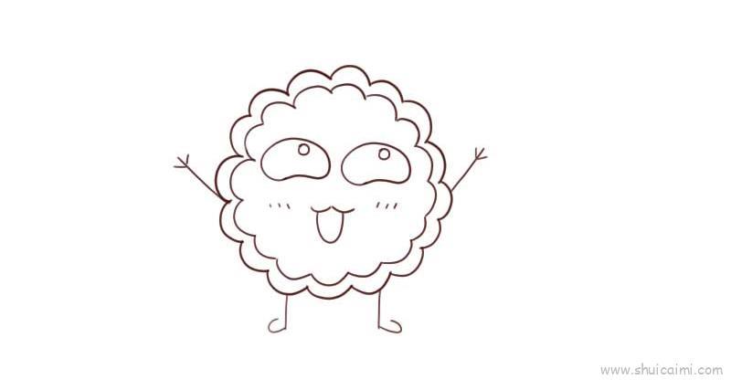 月饼儿童画怎么画 月饼简笔画步骤