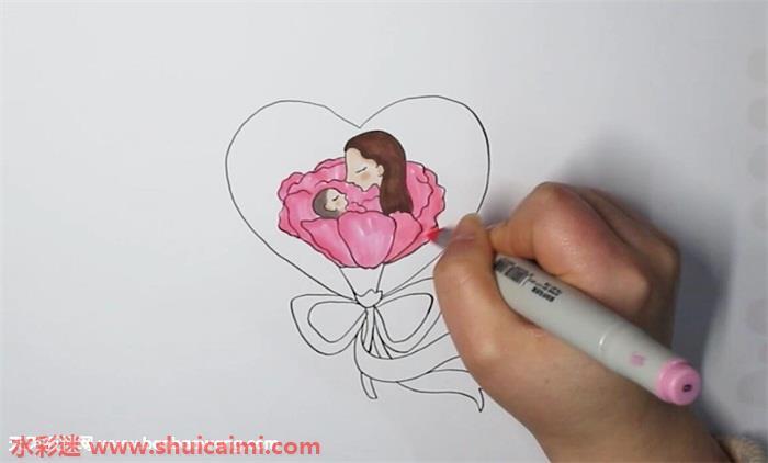 母亲节怎么画 母亲节简笔画简单彩色
