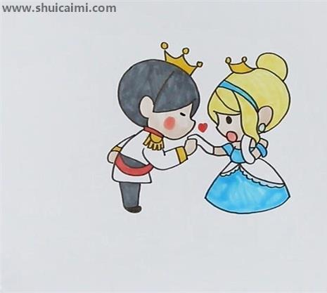 灰姑娘和王子简笔画怎么画 灰姑娘和王子简笔画简单又好看