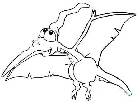 翼龙简笔画 翼龙简笔画幼儿园