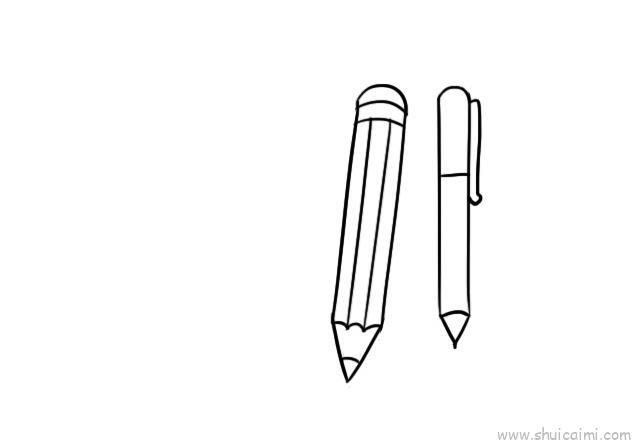 笔儿童画怎么画 笔简笔画好看