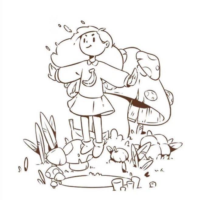 放学简笔画动物素材 放学简笔画动物图片