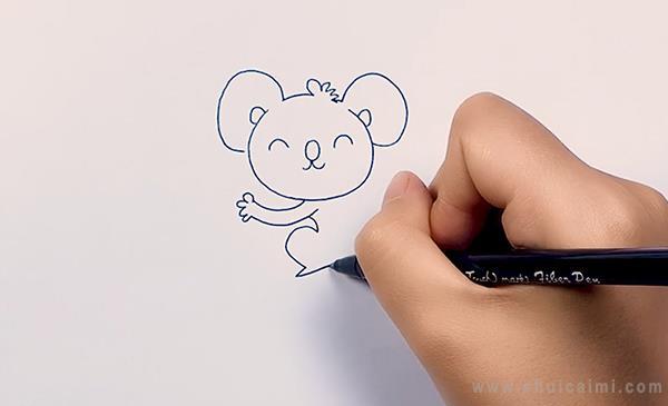 考拉简笔画怎么画 考拉简笔画好看