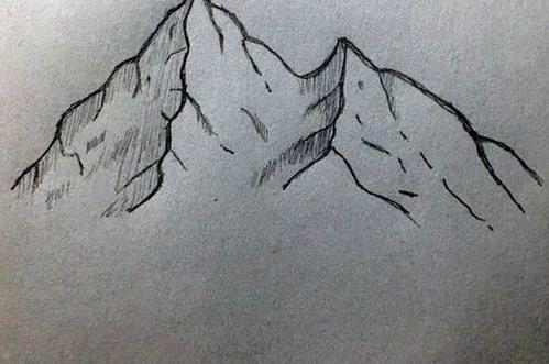 山的简笔画 山的简笔画图片大全