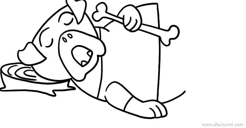 贪睡儿童画怎么画 贪睡简笔画简单又好看