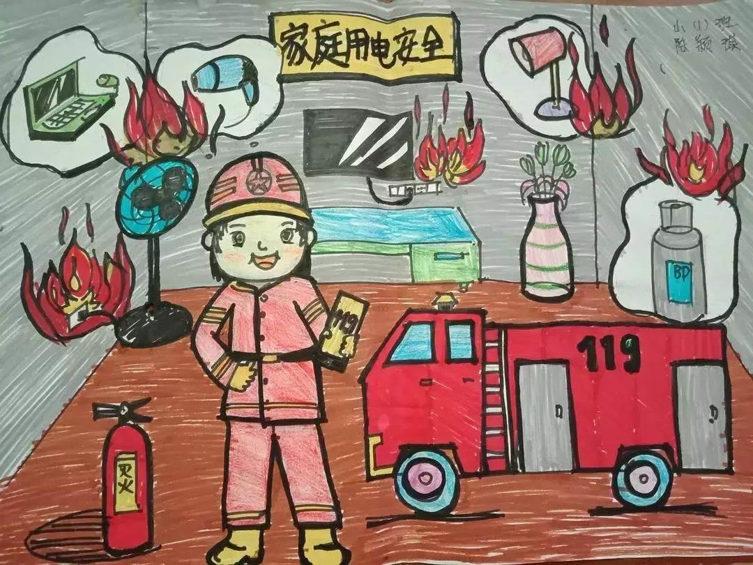 消防安全简笔画 消防安全简笔画幼儿园