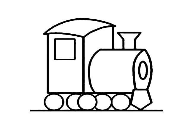 火车头简笔画 火车头简笔画彩色