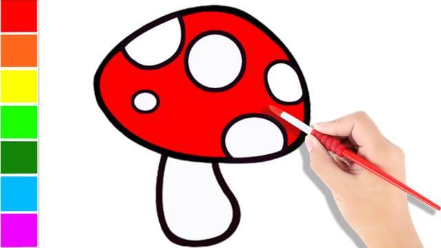 蘑菇简笔画 蘑菇简笔画简单又可爱