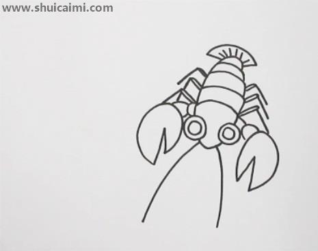 龙虾简笔画怎么画 龙虾简笔画画法