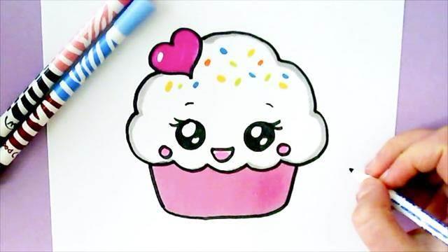 生日蛋糕简笔画 生日蛋糕简笔画可爱