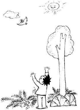 迎风简笔画 迎风图片卡通