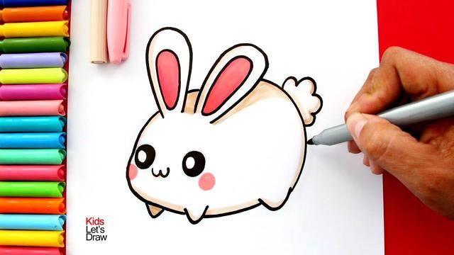 简笔画兔子 简笔画兔子新年版