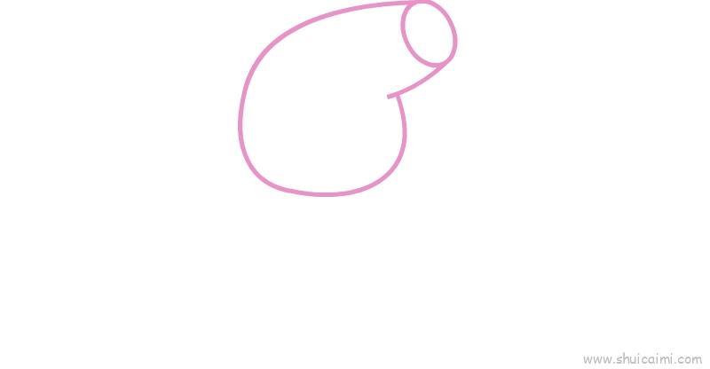 小猪佩奇儿童画怎么画 小猪佩奇简笔画图片