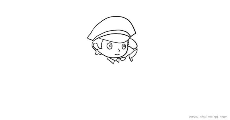 警察儿童画怎么画 警察简笔画画法