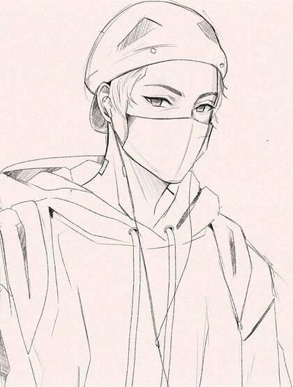 动漫简笔画男生帅气 动漫简笔画男生帅气简单