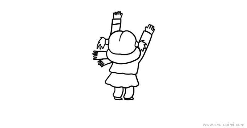 贴福字儿童画怎么画 贴福字简笔画图片大全
