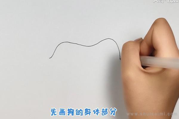 电子狗简笔画怎么画 电子狗简笔画顺序