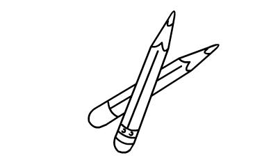 铅笔的画法简笔画图片大全-简笔铅笔的画法最简单