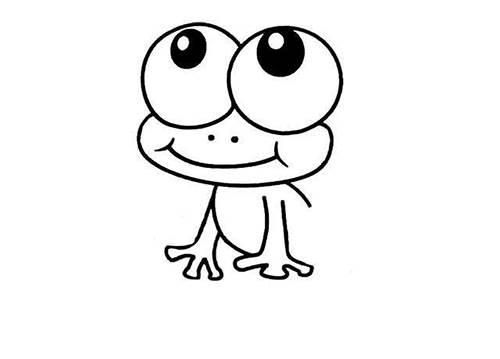 小青蛙简笔画图片大全 青蛙卡通简笔画图片