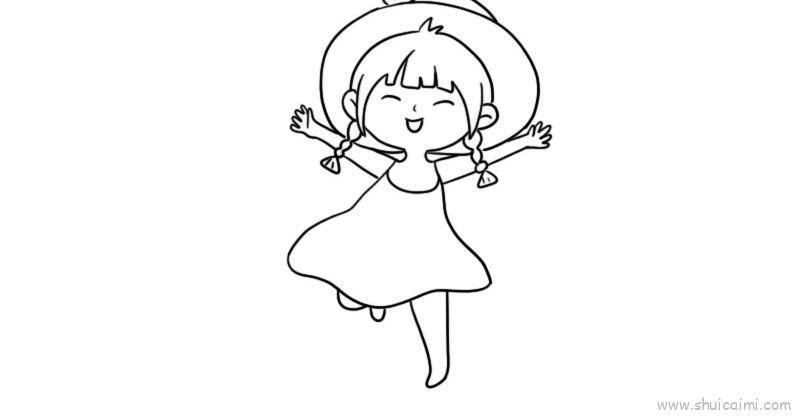 儿童节奔跑儿童画怎么画 儿童节奔跑简笔画简单又好看