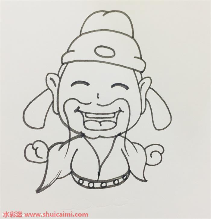 诗人怎么画 诗人简笔画漂亮彩色