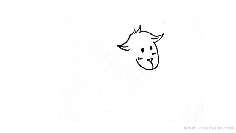 驯鹿简笔画怎么画 驯鹿简笔画图片大全