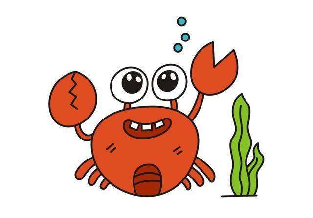 龙虾简笔画 龙虾简笔画彩色