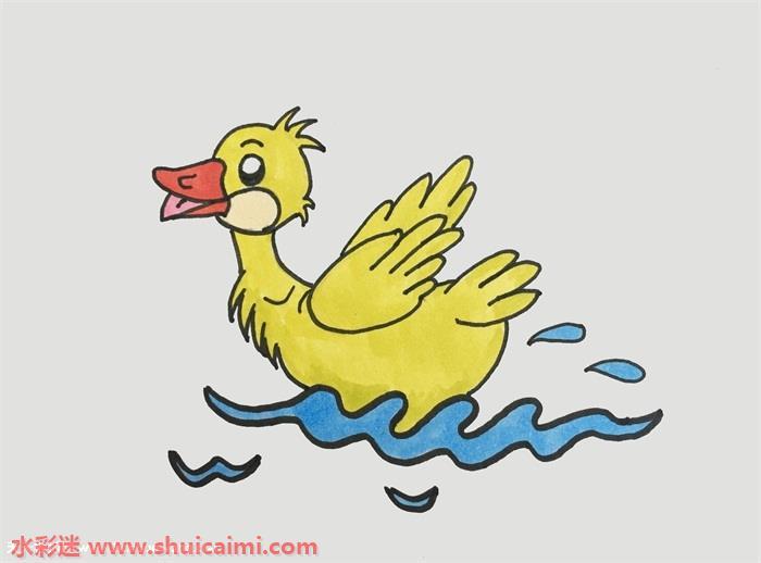 鸭简笔画怎么画画法
