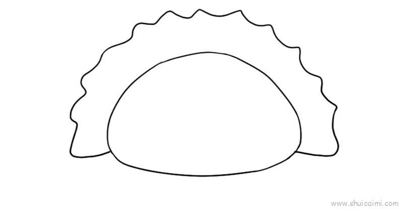 可爱饺子儿童画怎么画 可爱饺子简笔画简单