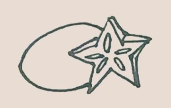 杨桃简笔画 杨桃简笔画简单又好看