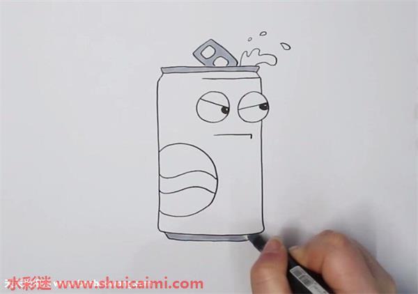 可乐怎么画 可乐简笔画步骤