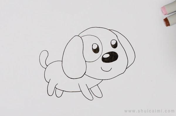 狗简笔画怎么画 狗简笔画好看