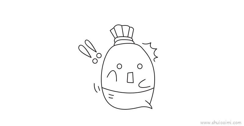 可爱表情包儿童画怎么画 可爱表情包简笔画图片