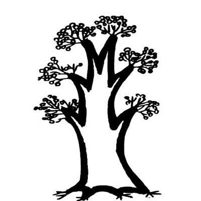 大树图片简笔画 秋天的大树图片简笔画