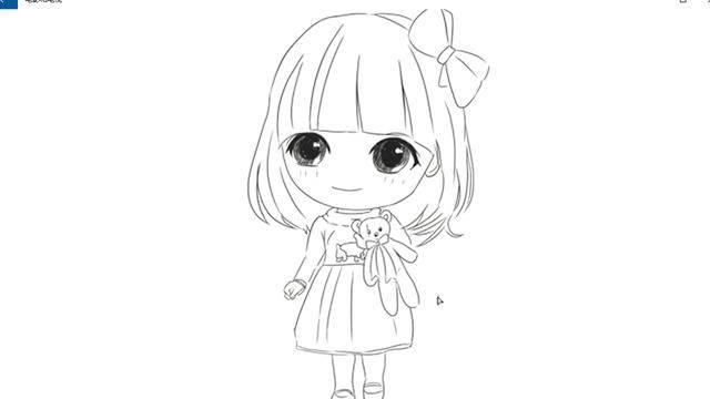 小人简笔画可爱 古代小人简笔画可爱