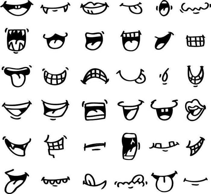 嘴唇的简笔画图片大全 嘴唇的简笔画图片大全大图